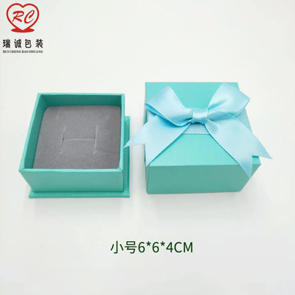 Fashion Solid Color Paper Jewelry Boxes