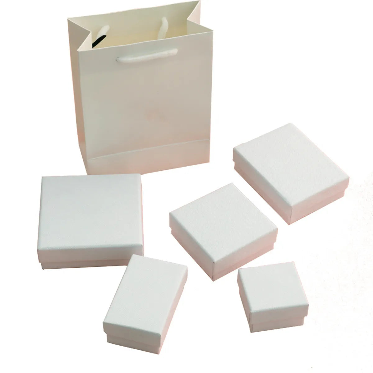 Fashion Solid Color Paper Jewelry Boxes