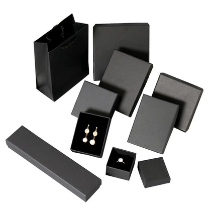 Fashion Solid Color Paper Jewelry Boxes