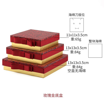 Fashion Solid Color Plastic Valentine'S Day Jewelry Boxes