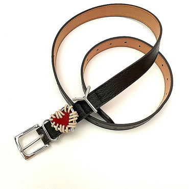 Fashion Solid Color Pu Leather Alloy Unisex Leather Belts