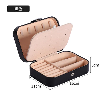 Fashion Solid Color Pu Leather Jewelry Boxes 1 Piece