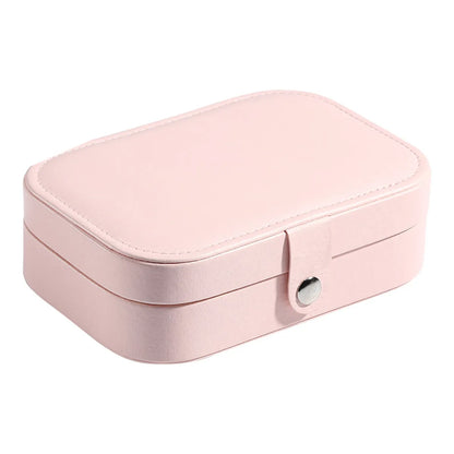 Fashion Solid Color Pu Leather Jewelry Boxes 1 Piece