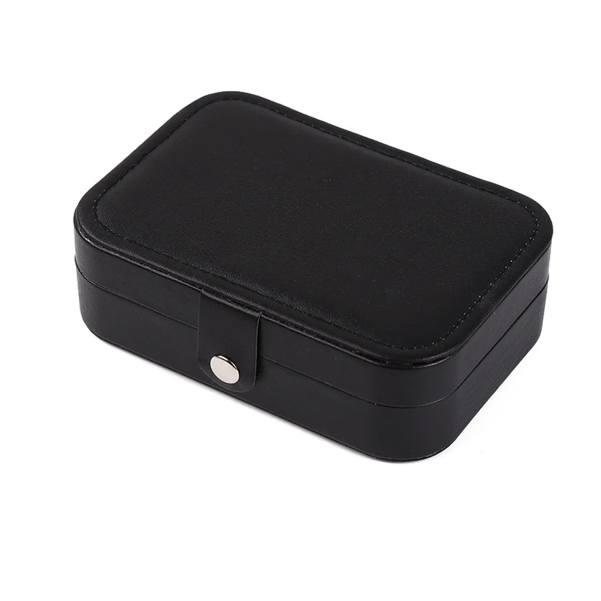 Fashion Solid Color Pu Leather Jewelry Boxes