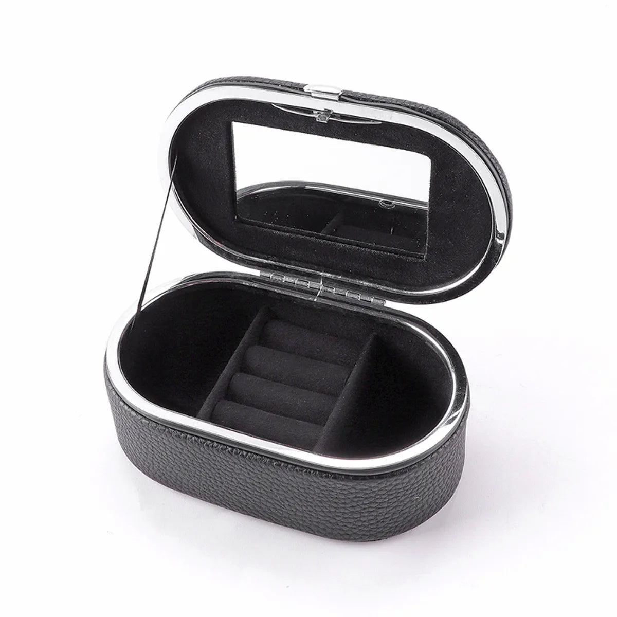 Fashion Solid Color Pu Leather Jewelry Boxes