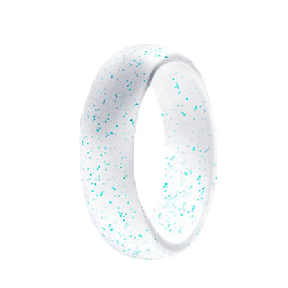 Fashion Solid Color Silica Gel Rings