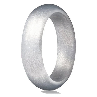 Fashion Solid Color Silica Gel Rings