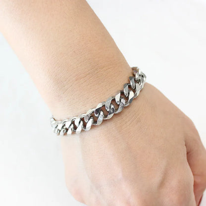 Fashion Solid Color Stainless Steel Bracelets 1 Piece