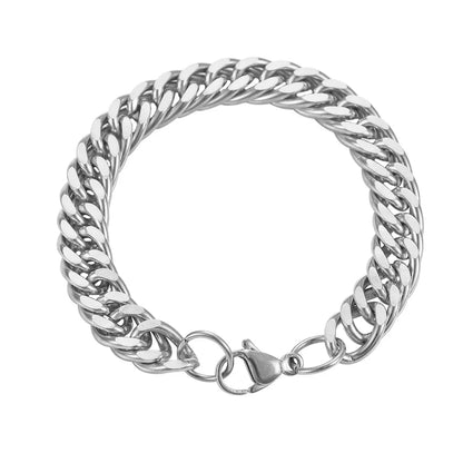 Fashion Solid Color Stainless Steel Bracelets 1 Piece