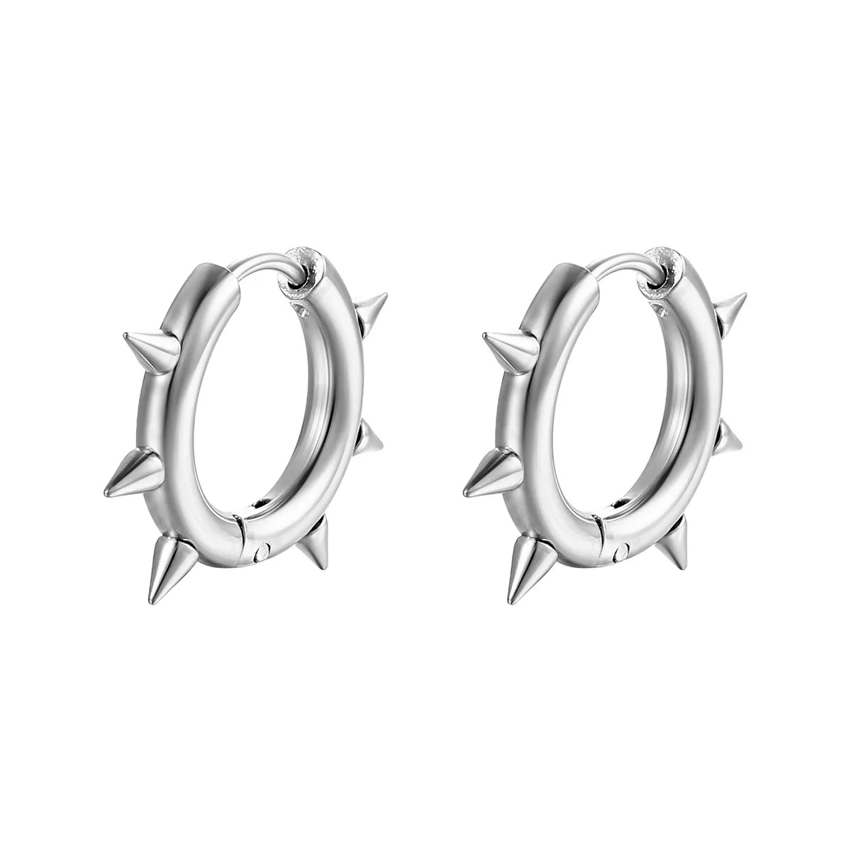 1 Piece Fashion Solid Color Plating Stainless Steel Earrings