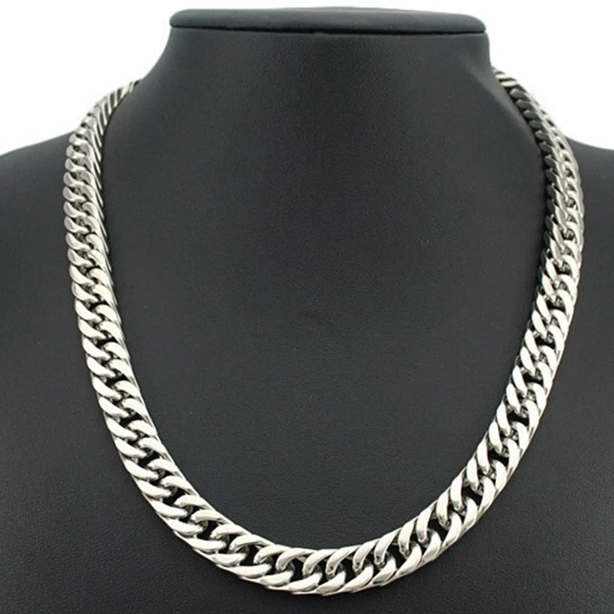 Fashion Solid Color Stainless Steel Plating Necklace 1 Piece