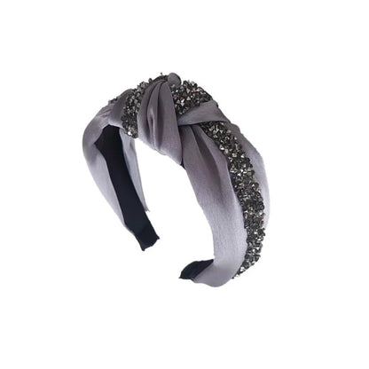 Fashion Solid Color Super Flash Rhinestone Wide-Brimmed Headband Nhsm137140