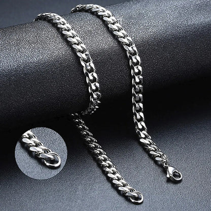 Fashion Solid Color Titanium Steel Stoving Varnish Unisex Necklace 1 Piece