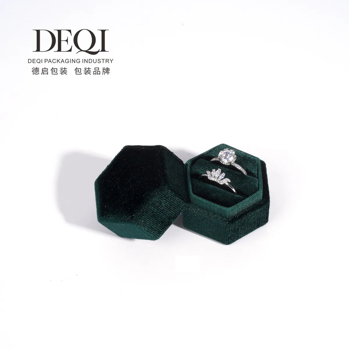 Fashion Solid Color Velvet Jewelry Boxes