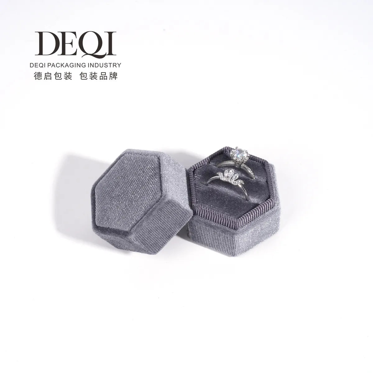 Fashion Solid Color Velvet Jewelry Boxes