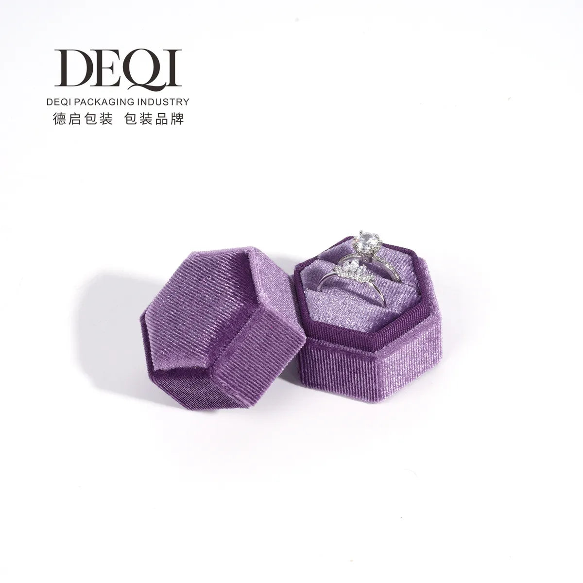 Fashion Solid Color Velvet Jewelry Boxes