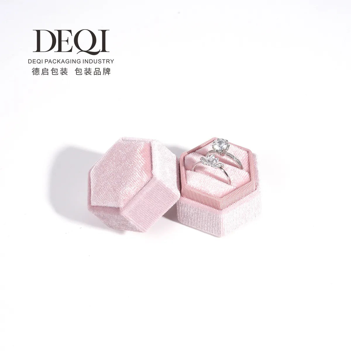 Fashion Solid Color Velvet Jewelry Boxes