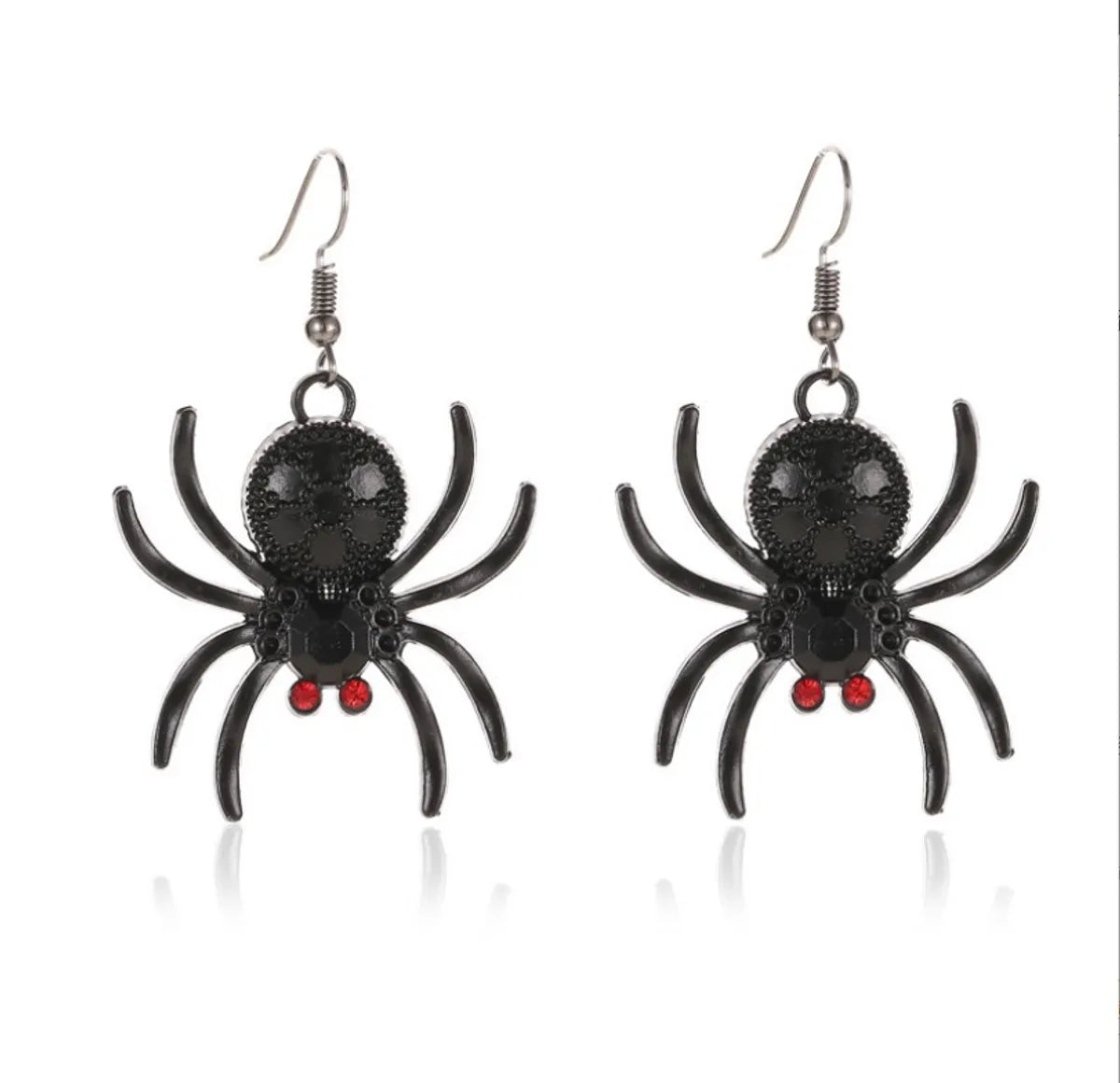 Fashion Spider Alloy Inlay Rhinestones Women's Drop Earrings 1 Pair