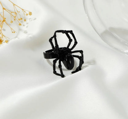 Fashion Spider Alloy Plating Halloween Women'S Open Ring