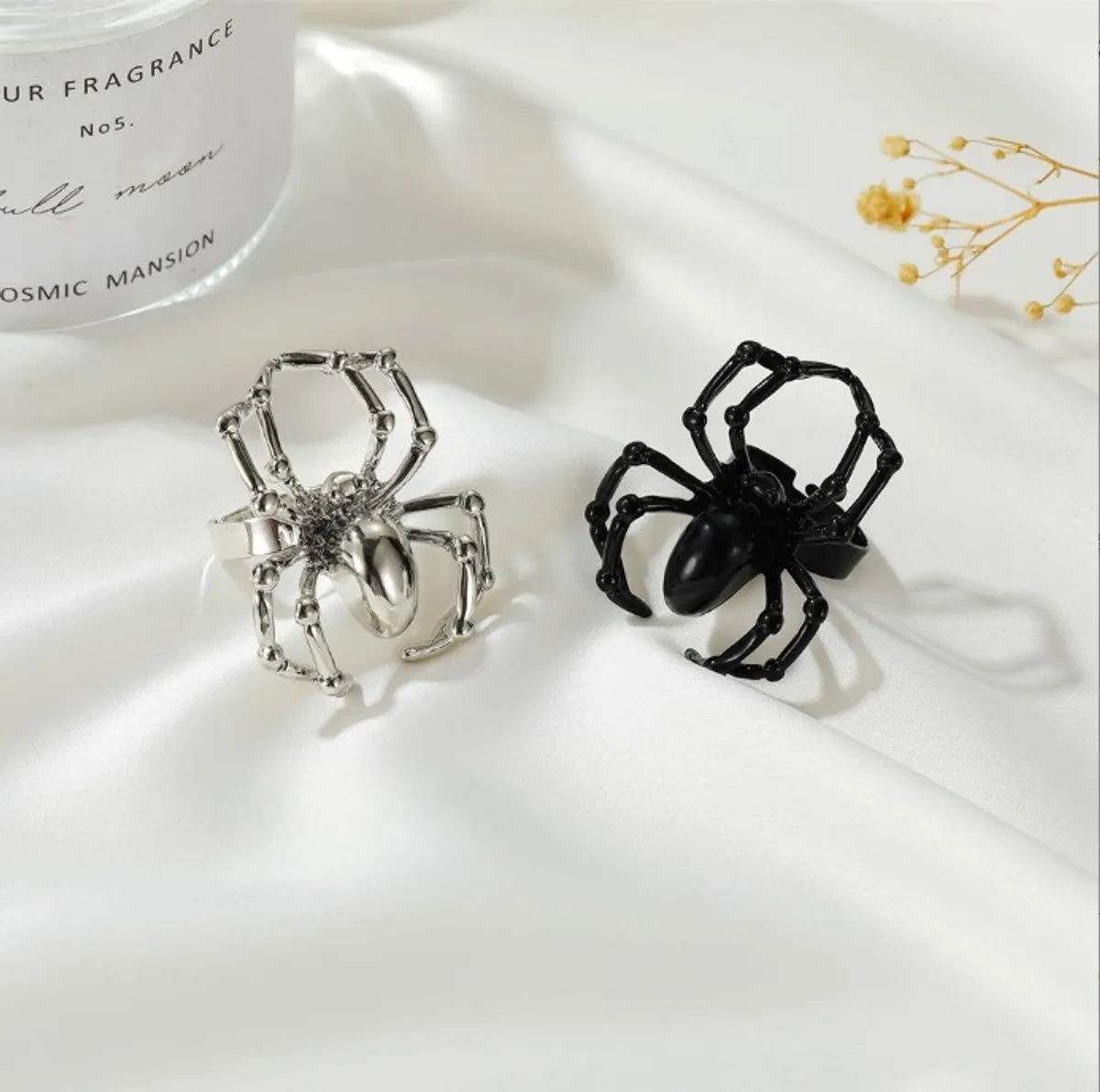 Fashion Spider Alloy Plating Halloween Women'S Open Ring