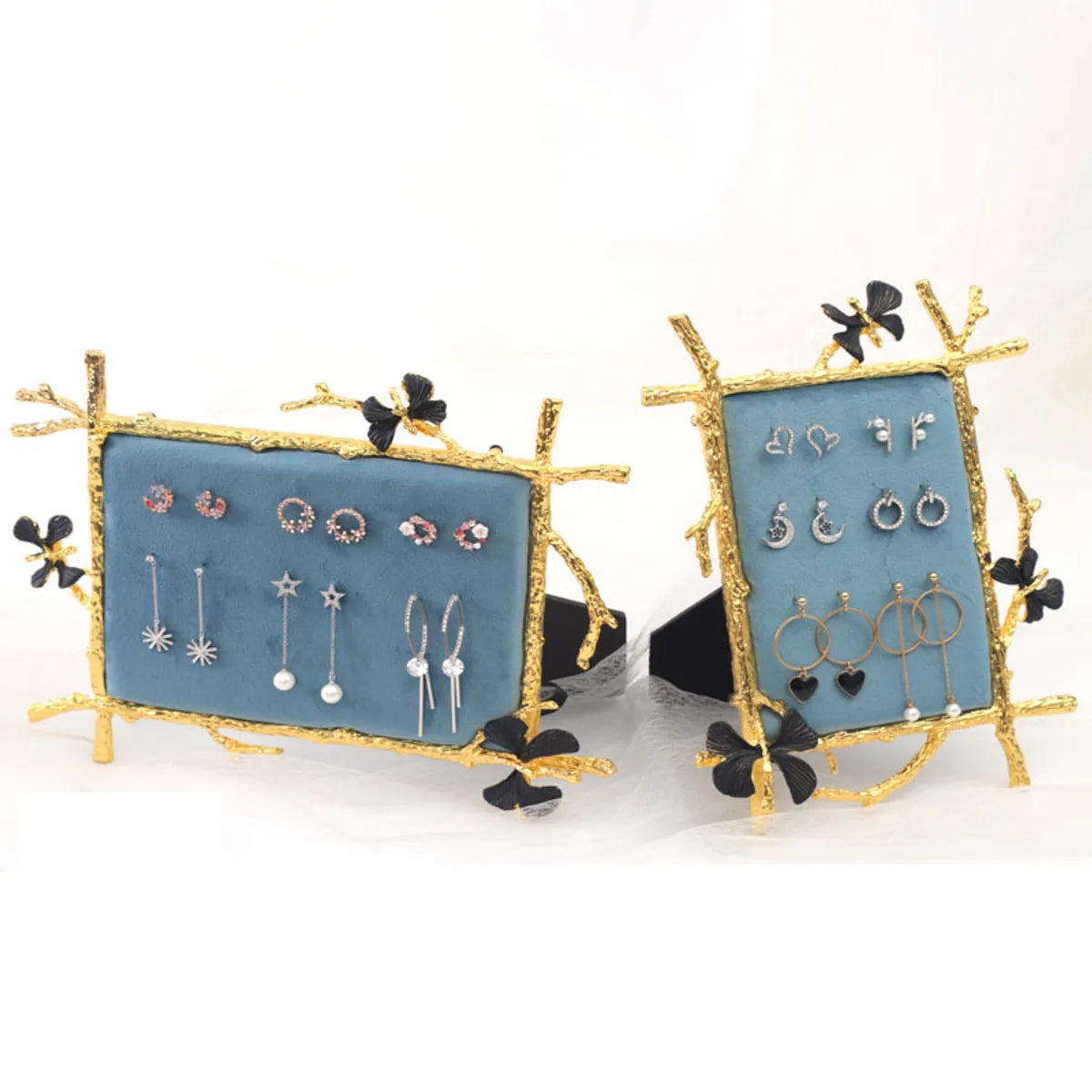 Fashion Square Flannel Jewelry Rack 1 Piece