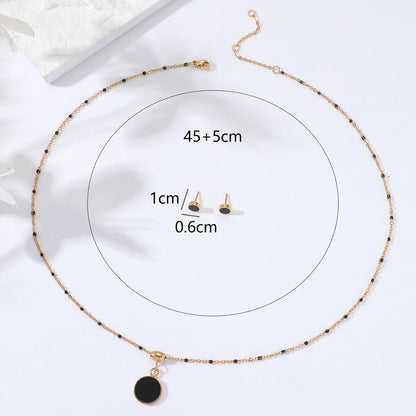 201 Stainless Steel 18K Gold Plated Fashion Circle