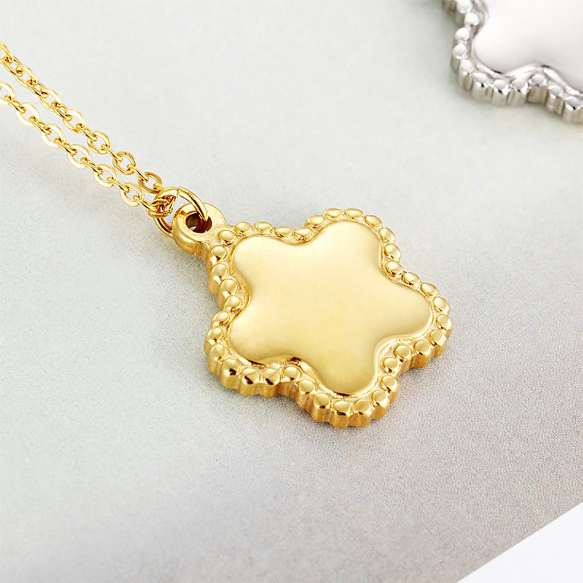 Fashion Stainless Steel Clavicle Chain Korean Temperament Small Starfish Necklace