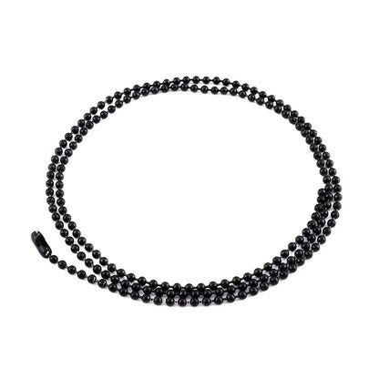 Fashion Stainless Steel Long Round Bead Necklace Wholesale Gooddiy