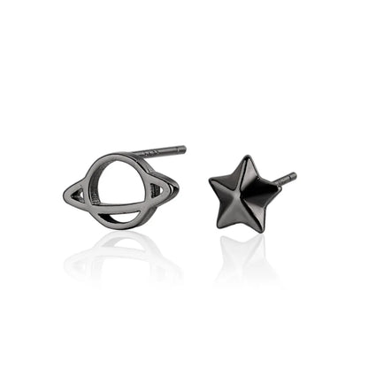 Fashion Star Copper Plating Ear Studs 1 Pair