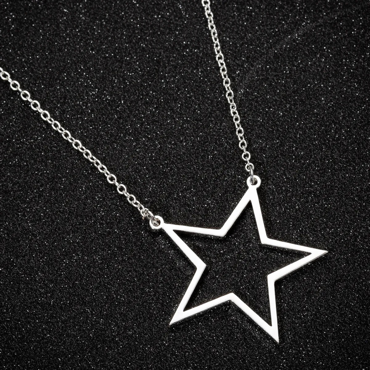 Fashion Star Stainless Steel Plating Pendant Necklace 1 Piece