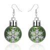 1 Pair Fashion Star Stripe Snowflake Resin Drop Earrings