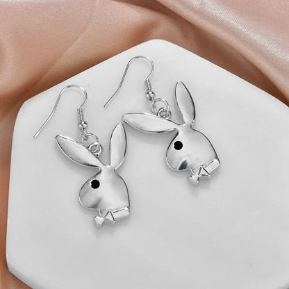 Fashion Street Punk Style Alloy Rabbit Head Earrings Nhbq156444