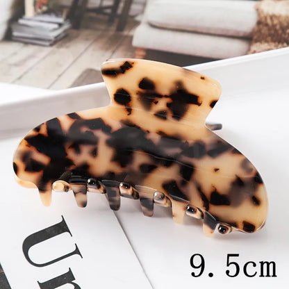 Fashion Stripe Acetic Acid Sheets Hair Claws 1 Piece