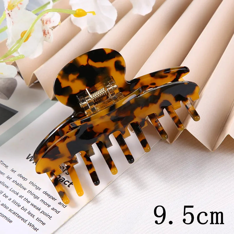 Fashion Stripe Acetic Acid Sheets Hair Claws 1 Piece