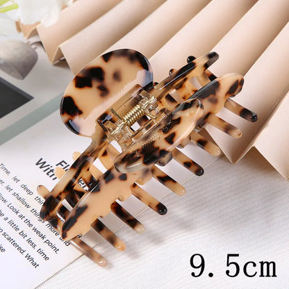 Fashion Stripe Acetic Acid Sheets Hair Claws 1 Piece