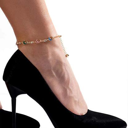 Fashion Whale Copper Plating 18K Gold Plated Women'S Anklet