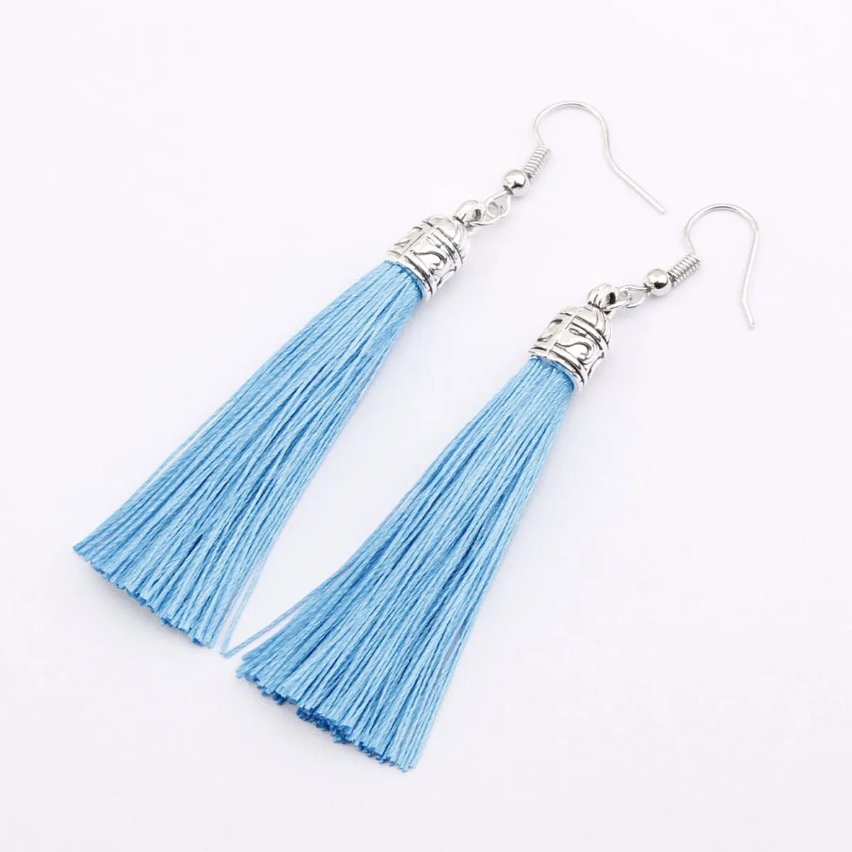 Fashion Tassel Alloy Plating Women'S Drop Earrings 1 Pair