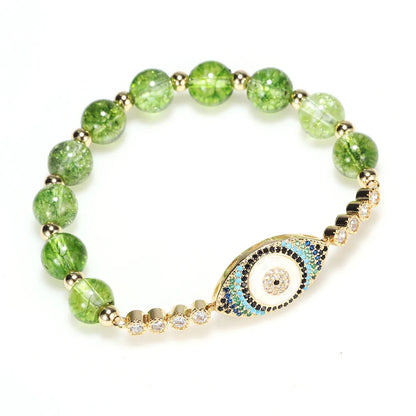 Fashion Temperament Olivine Zircon Bracelet Wholesale