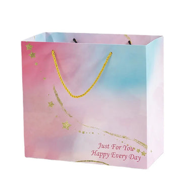 Fashion Tie Dye Paper Card Party Gift Bags