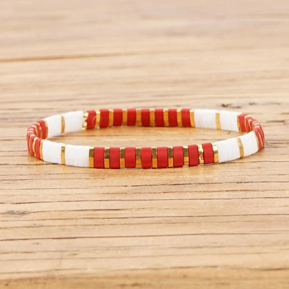 Fashion Tila Beads Mixed Color Bracelet Nhgw157206