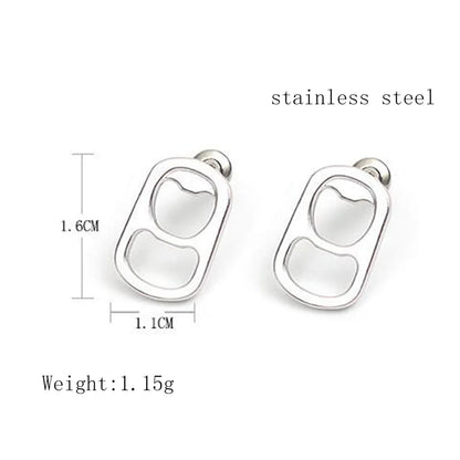 Fashion Titanium Steel Plating Ear Studs 1 Pair