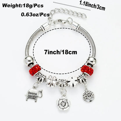 Fashion Tree Petal Elephant Titanium Steel Plating Bracelets