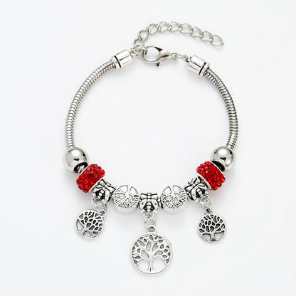 Fashion Tree Titanium Steel Plating Bracelets