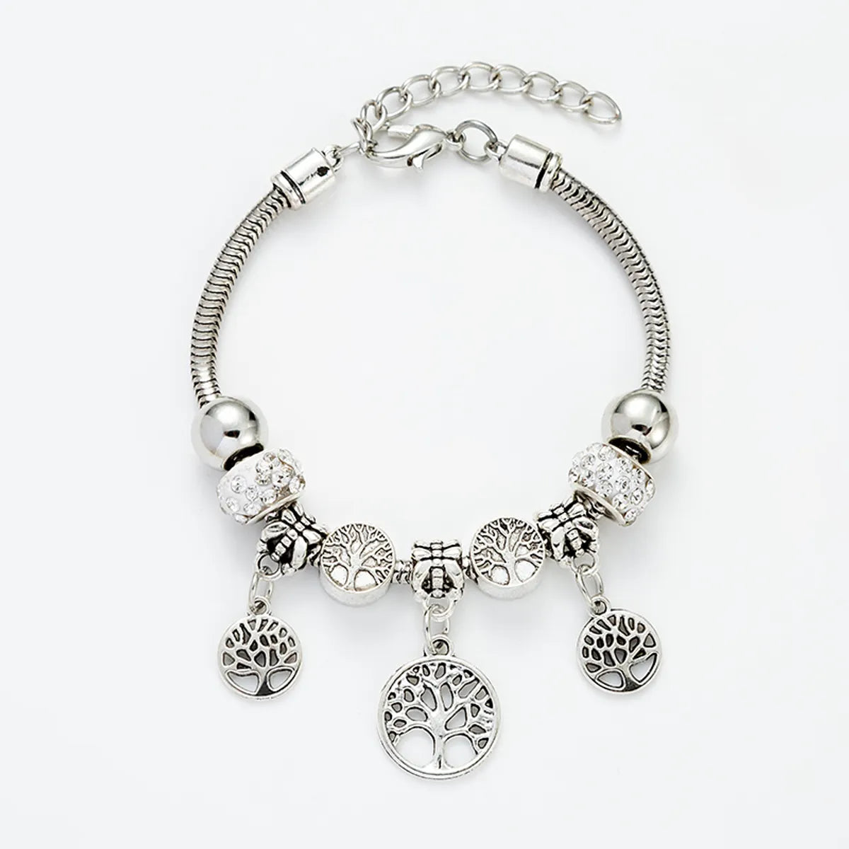 Fashion Tree Titanium Steel Plating Bracelets