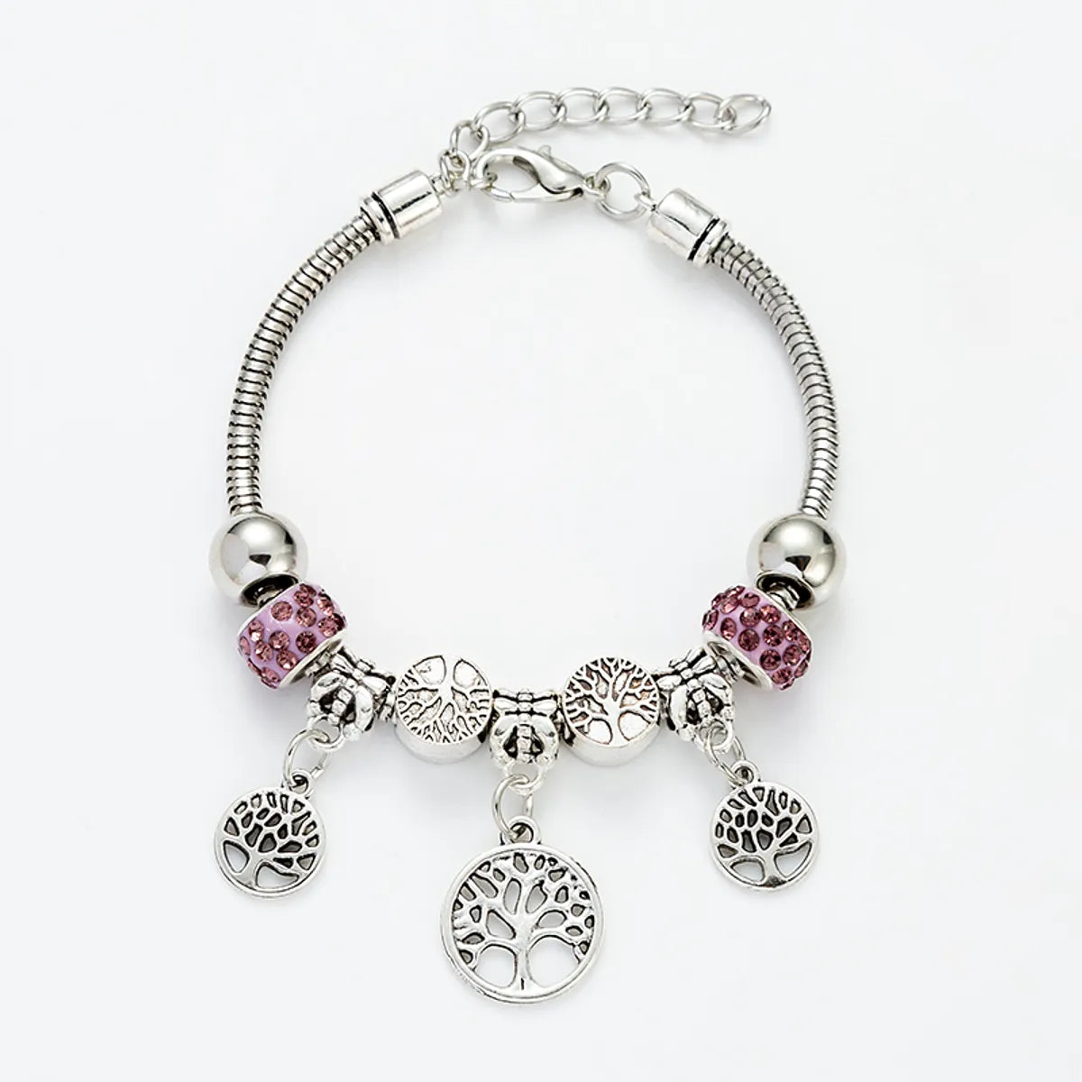 Fashion Tree Titanium Steel Plating Bracelets