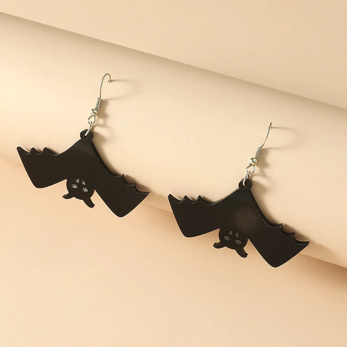 Bat Arylic Artificial Gemstones Earrings Ear Studs