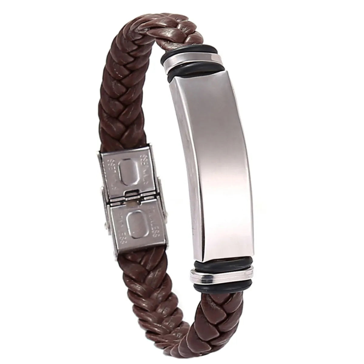 Fashion Twist Pu Leather Men's Bracelets