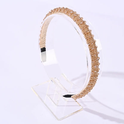 Fashion U Shape Geometric Crystal Hair Band 1 Piece