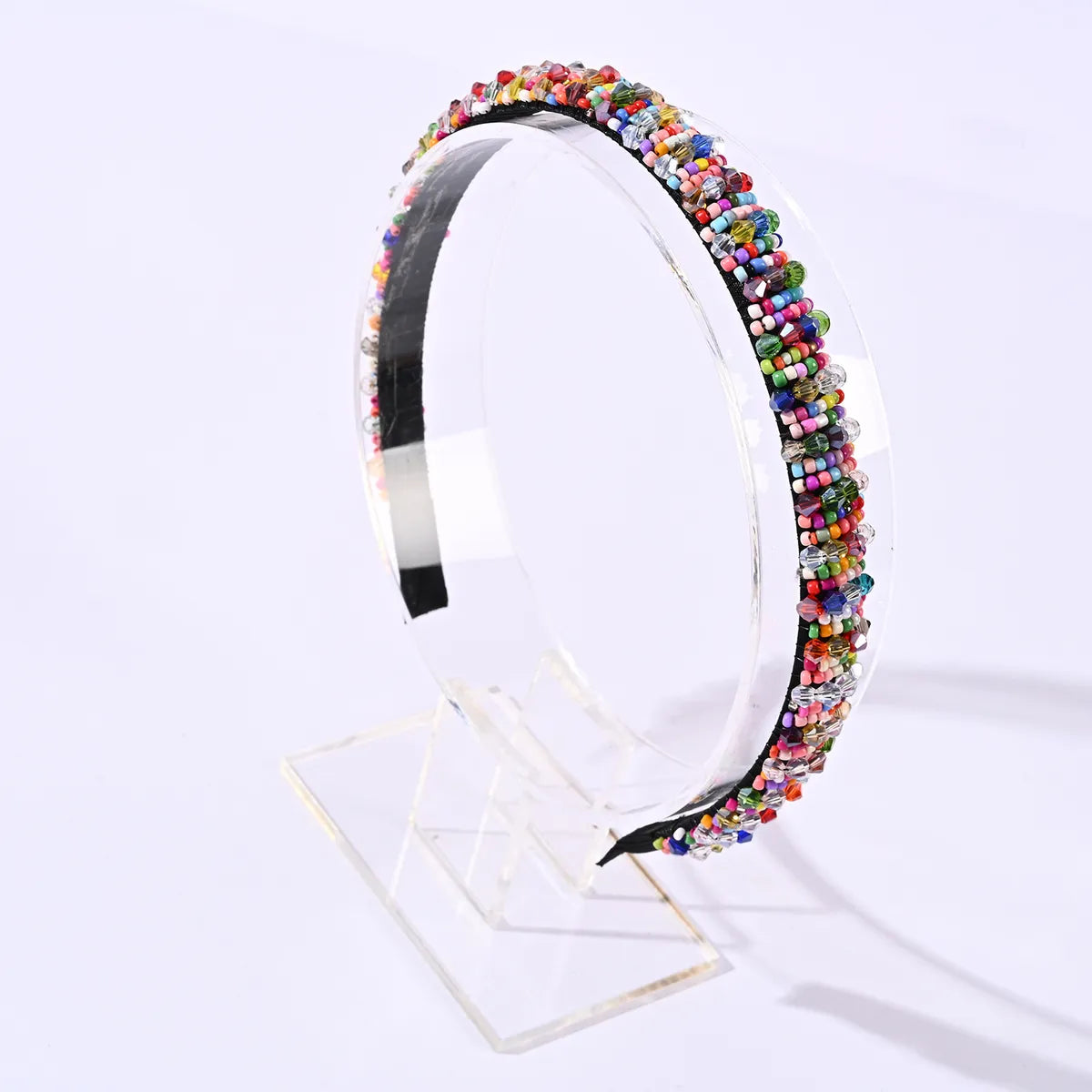 Fashion U Shape Geometric Crystal Hair Band 1 Piece