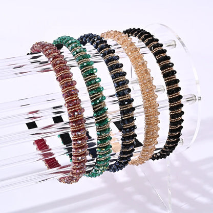 Fashion U Shape Geometric Crystal Hair Band 1 Piece